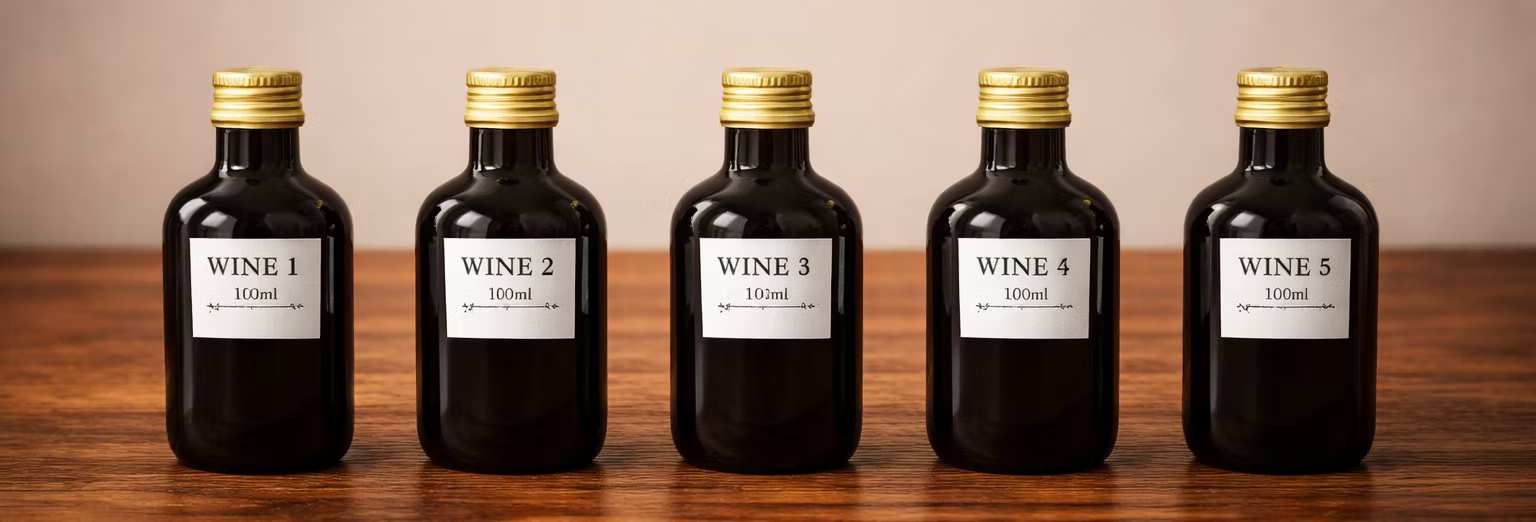 Blind wine tasting box