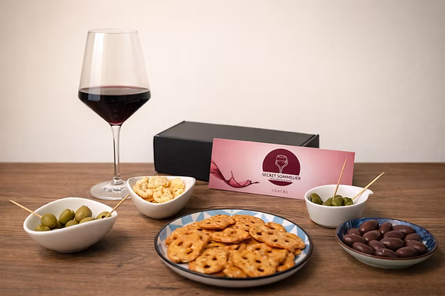 Classic Red Snack Pairing Box